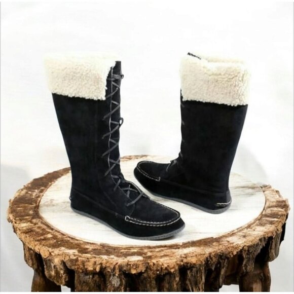 Sperry Topsider Bayshore Lace Up Moccasin Boots Size 9 M NWT - Picture 1 of 11